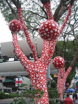 Ascension de polkadots sur les arbres