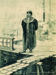 Sadko, un riche invité de Novgorod. Illustration du livre "Russi
