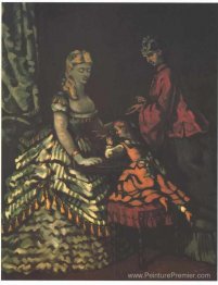 Intérieur avec deux femmes et un enfant