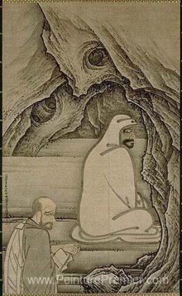 Huike offrant son bras à Bodhidharma