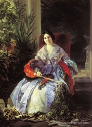 Portrait de la princesse Ye. P. Saltykova