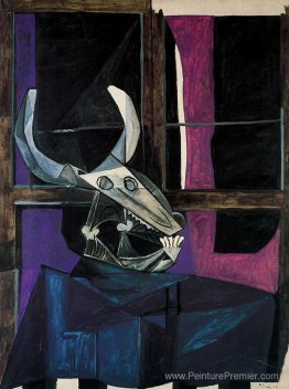 Nature morte avec crâne de bœuf