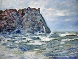 Port D`aval, mer rugueuse