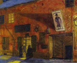 Vilnius. Scène nocturne.