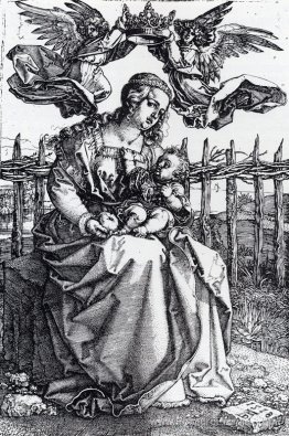 Madonna couronnée de deux anges