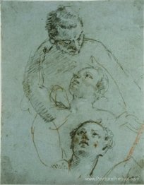 Vénus et Adonis avec Cupidon