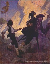 Jim, Long John Silver et son perroquet
