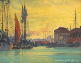 Coucher de soleil sur Chioggia