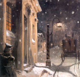Hermann à l'entrée de la comtesse