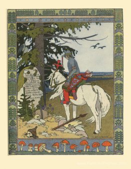 Illustration pour l'histoire du prince Ivan, du Firebird et du l