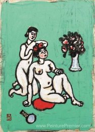 Coiffure d'organisation nue
