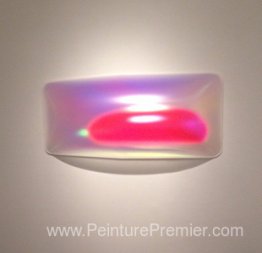 Couple rectangle Glo-Pod (rouge chaud et rose irisé)