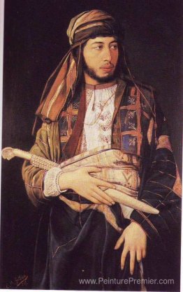 Autoportrait en robe arabe