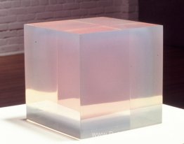 Cube bleu rose
