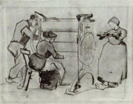 Mangle avec deux femmes et un homme