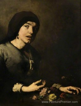 La fille fleurie