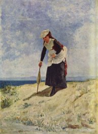 Femme sur la plage