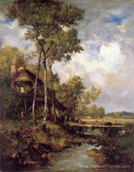 Le vieux moulin à vent près de Barbizon