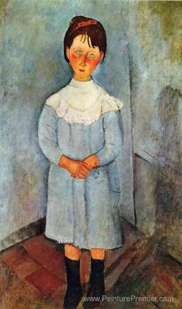Petite fille en bleu
