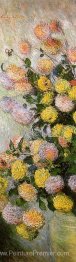 Vase de dahlias
