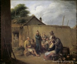 Un vétéran raconant ses aventures