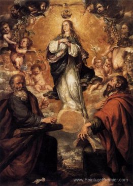 Vierge de la conception immaculée avec Sts Andrew et John le bap
