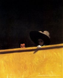 Sièges de boîte au théâtre, le gentleman et la dame