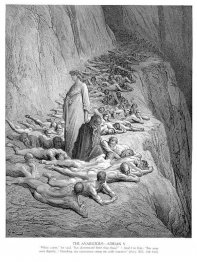 Dante et le pape Adrian V
