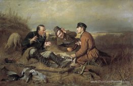 Chasseurs au repos
