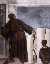 Moine avec un garçon noir