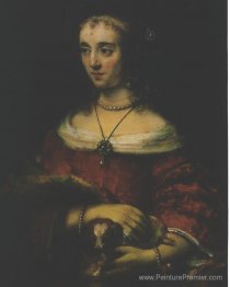 Dame avec un chien