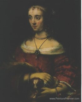Dame avec un chien