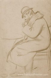 Figure de l'homme assis