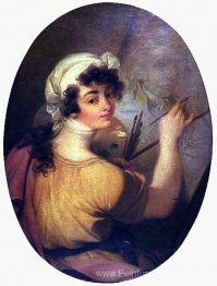 Portrait d'une femme (peintre)