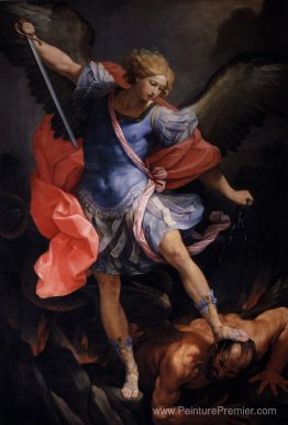 L'archange Michael bat Satan