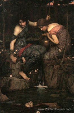 Nymphes trouvant la tête d'Orpheus
