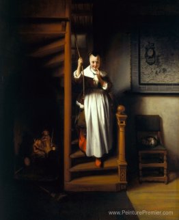 La femme au foyer écoute