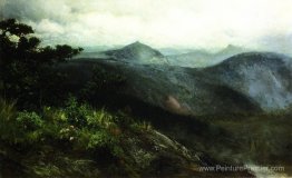 Paysage de montagne, Highlands, Caroline du Nord
