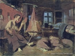 Nuit dans la cabane. Sketch pour «enfants endormis»