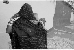 Mère et enfant, Rajasthan