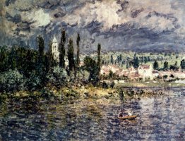 Paysage avec orage