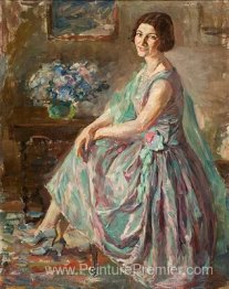 Dame à l'intérieur