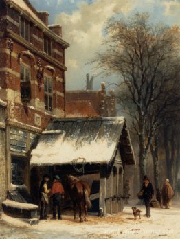 La forge de Culemborg en hiver