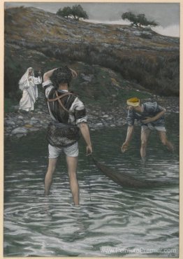 L'appel de Saint-Pierre et de Saint Andrew (vocation de Saint Pi