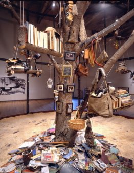 Bibliothèque pour les oiseaux du Massachussets (détail)