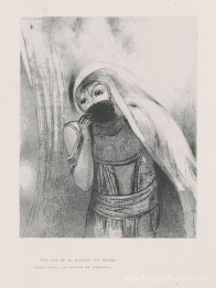 Elle tire de son sein une éponge, parfaitement noire, et la couv