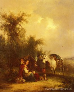 Se reposer le long du sentier