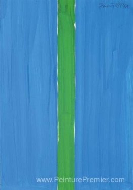 Composizione bleue et verte