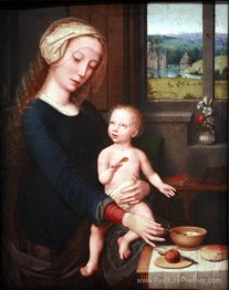 Madonna avec la soupe au lait