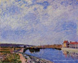 Le port de barge et les mammes Saint